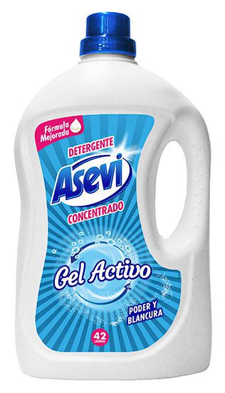 detergente liquido asevi gel activo 42d