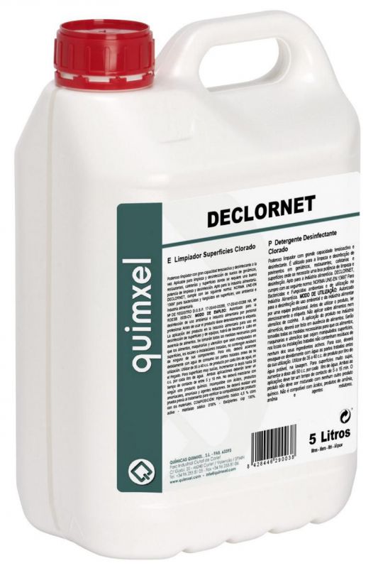 declornet limpiador superficies clorado quimxel 5l