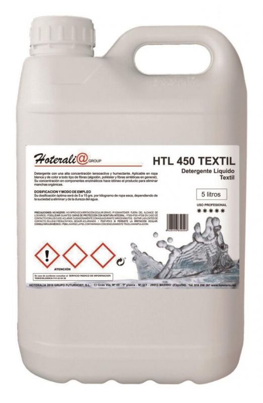 detergente liquido textil htl 450 hoterali@ 5l