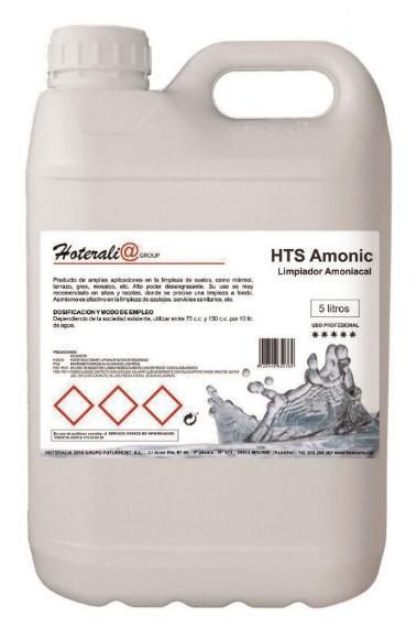 limpiador amoniacal hts amonic hoteralia 5l