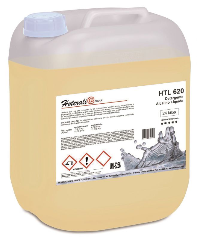 detergente alcalino liquido htl 620 hoterali@ 24kg