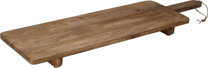 bandeja madera c/patas 100x28,5x7,5cm