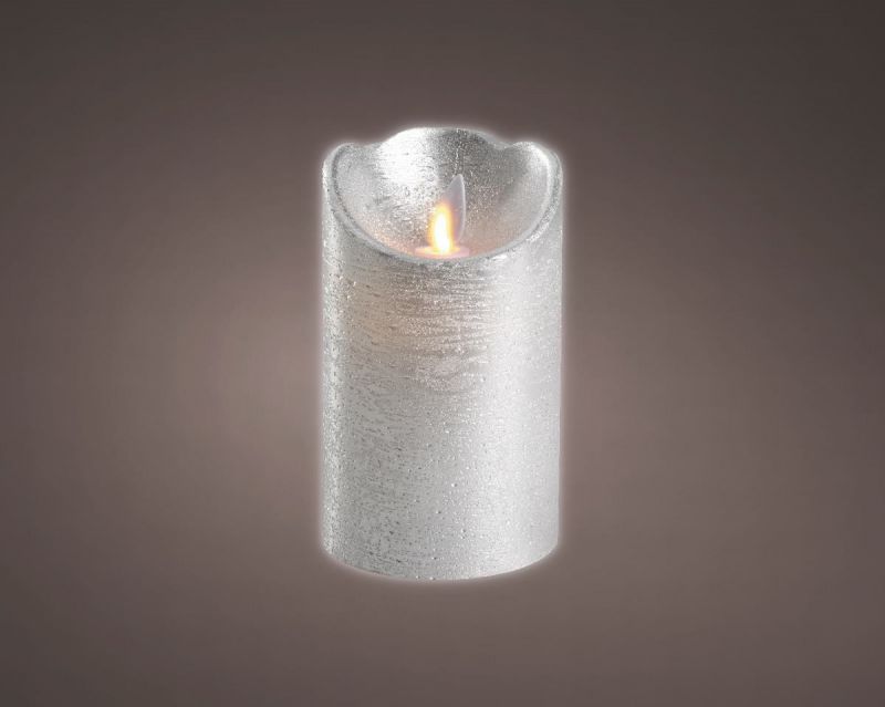 vela plata led calido 12,5x7,5cm